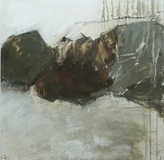 o.T., Mischtechnik auf Leinwand, 100x100cm, 2014