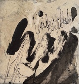 o.T., Mischtechnik auf Leinwand, 20x20cm, 2022