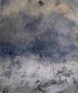 Gewitter, Mischtechnik auf Leinwand, 120x100cm (HXB), 2023